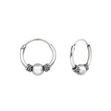 Bali 12mm - 925 Sterling Silver Bali Hoops SD33135