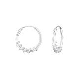 14mm Bali - 925 Sterling Silver Bali Hoops SD34546