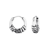 14mm - 925 Sterling Silver Bali Hoops SD48594