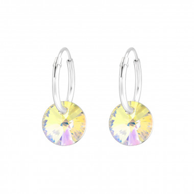 Xillion - 925 Sterling Silver Earrings with Crystal SD46677