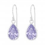 Teardrop - 925 Sterling Silver Earrings with CZ SD1559 Teardrop - 925 Sterling Silver Earrings with CZ SD1559