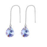 Teardrop - 925 Sterling Silver Earrings with CZ SD49393 Teardrop - 925 Sterling Silver Earrings with CZ SD49393