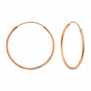 Endless - 925 Sterling Silver Hoop Earrings SD15330