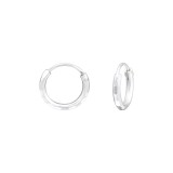 10mm - 925 Sterling Silver Hoop Earrings SD40920