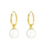 Round - 925 Sterling Silver Hoop Earrings SD43432 Round - 925 Sterling Silver Hoop Earrings SD43432