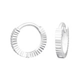 Huggies Diamond Cut - 925 Sterling Silver Huggies SD45749