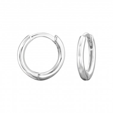 1.4X10Mm Plain Huggie - 925 Sterling Silver Huggies SD49895