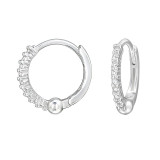 Minimal Huggie Hoops - 925 Sterling Silver Huggies SD50085
