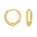 Minimal Huggie Hoops - 925 Sterling Silver Huggies SD50086