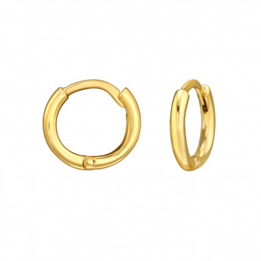 10mm - 925 Sterling Silver Huggies SD50210