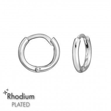 10mm - 925 Sterling Silver Huggies SD50211