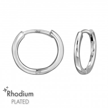 12mm - 925 Sterling Silver Huggies SD50214