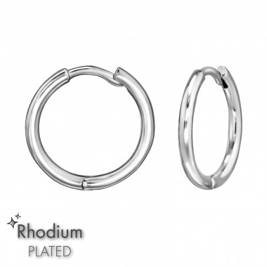 14mm - 925 Sterling Silver Huggies SD50217