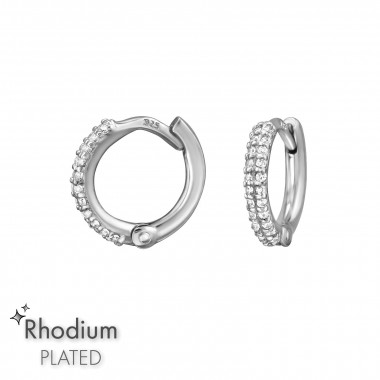 10mm - 925 Sterling Silver Huggies SD50220