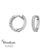 10mm - 925 Sterling Silver Huggies SD50220