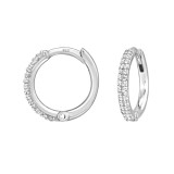12mm - 925 Sterling Silver Huggies SD50221