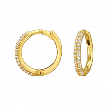 12mm - 925 Sterling Silver Huggies SD50222