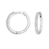 14mm - 925 Sterling Silver Huggies SD50224