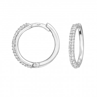 14mm - 925 Sterling Silver Huggies SD50224