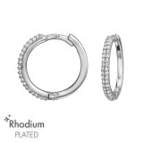 14mm - 925 Sterling Silver Huggies SD50226