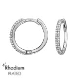 14mm - 925 Sterling Silver Huggies SD50226