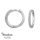 14mm - 925 Sterling Silver Huggies SD50226