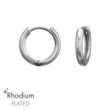 Plain - 925 Sterling Silver Huggies SD51242