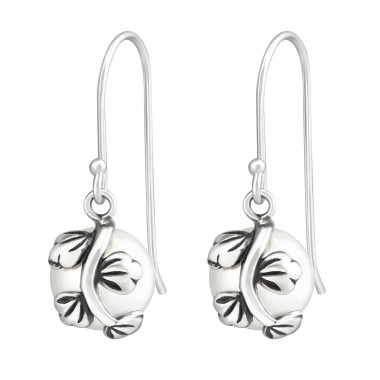 Branch - 925 Sterling Silver Earrings with Pearls SD37067