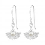 Flower - 925 Sterling Silver Earrings with Pearls SD43298 Flower - 925 Sterling Silver Earrings with Pearls SD43298