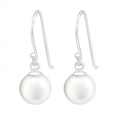 Dangle - 925 Sterling Silver Earrings with Pearls SD8932