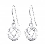 Knot - 925 Sterling Silver Simple Earrings SD14099 Knot - 925 Sterling Silver Simple Earrings SD14099