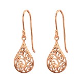 Tear Drop - 925 Sterling Silver Simple Earrings SD21799