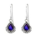 Teardrop - 925 Sterling Silver Simple Earrings SD30828