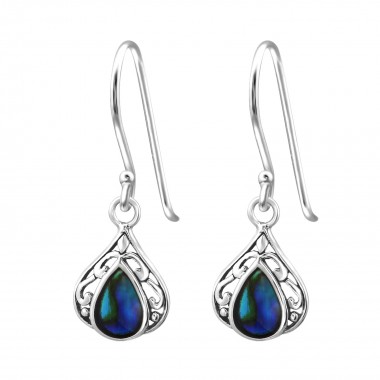 Teardrop - 925 Sterling Silver Simple Earrings SD30830