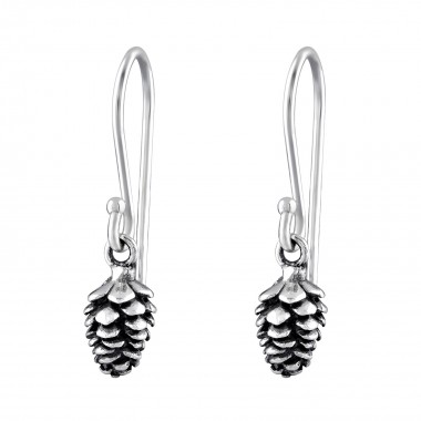 Acorn - 925 Sterling Silver Simple Earrings SD32154