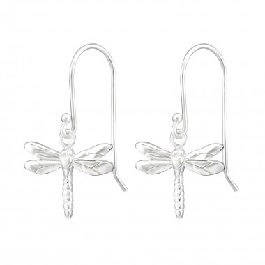 Dragonfly - 925 Sterling Silver Simple Earrings SD35120