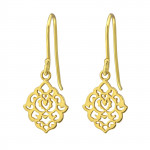 Filigree - 925 Sterling Silver Simple Earrings SD35314 Filigree - 925 Sterling Silver Simple Earrings SD35314