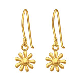 Flower - 925 Sterling Silver Simple Earrings SD44330