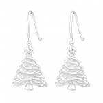 Xmas tree - 925 Sterling Silver Simple Earrings SD8287 Xmas tree - 925 Sterling Silver Simple Earrings SD8287