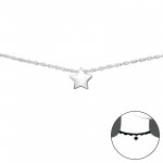 Star - 925 Sterling Silver Chokers SD34691 Star - 925 Sterling Silver Chokers SD34691