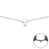 Cross - 925 Sterling Silver Chokers SD34692