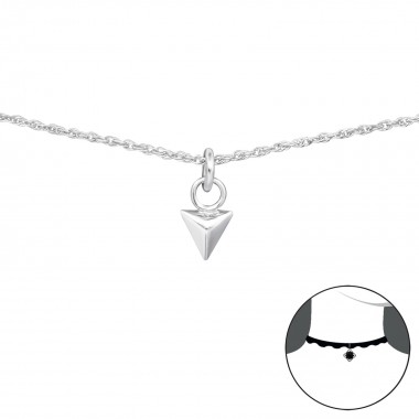 Triangle - 925 Sterling Silver Chokers SD34695