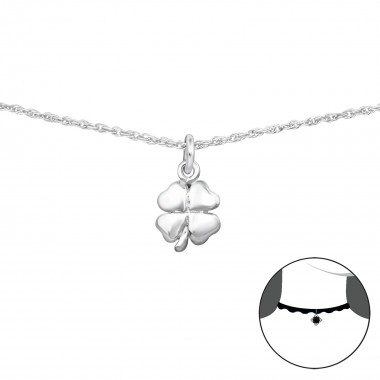 Lucky Clover - 925 Sterling Silver Chokers SD34706