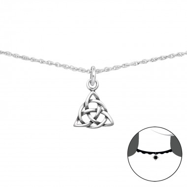 Celtic Knot - 925 Sterling Silver Chokers SD34722