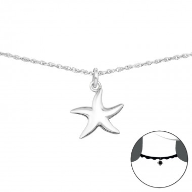 Starfish - 925 Sterling Silver Chokers SD34725