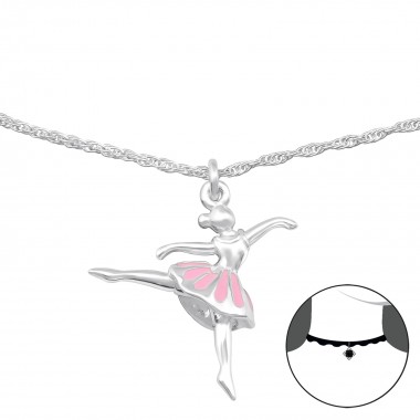 Ballerina - 925 Sterling Silver Chokers SD34834