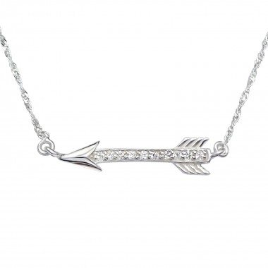 Arrow - 925 Sterling Silver Necklaces with Stones SD16926