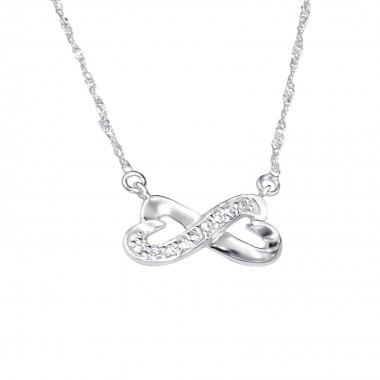 Infinity - 925 Sterling Silver Necklaces with Stones SD16932