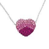 Heart - 925 Sterling Silver Necklaces with Stones SD18843