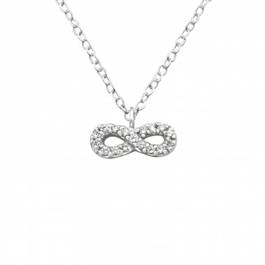 Infinity - 925 Sterling Silver Necklaces with Stones SD23537